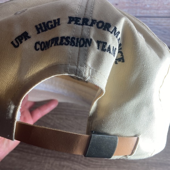 Vintage Mens 80’s UPR High Performance Compression Team Hat EUC Yellow - Picture 8 of 8